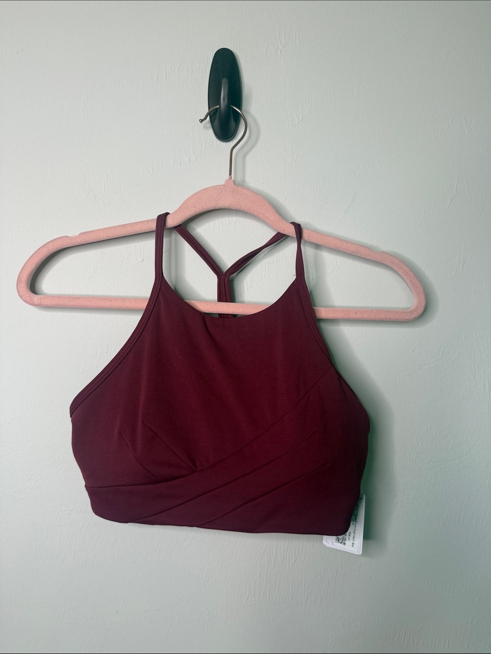 Lululemon Glow Y Wrap Front High Neck Bra